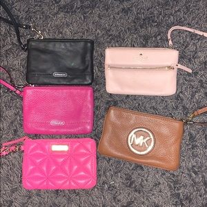 Wristlets- Kate Spade, Michael Kors, Coach